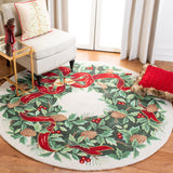 Safavieh Vintage Posters Vp323B Ivory/Green Rugs.
