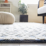 Safavieh Vermont Vrm102N Ivory/Navy Rug.