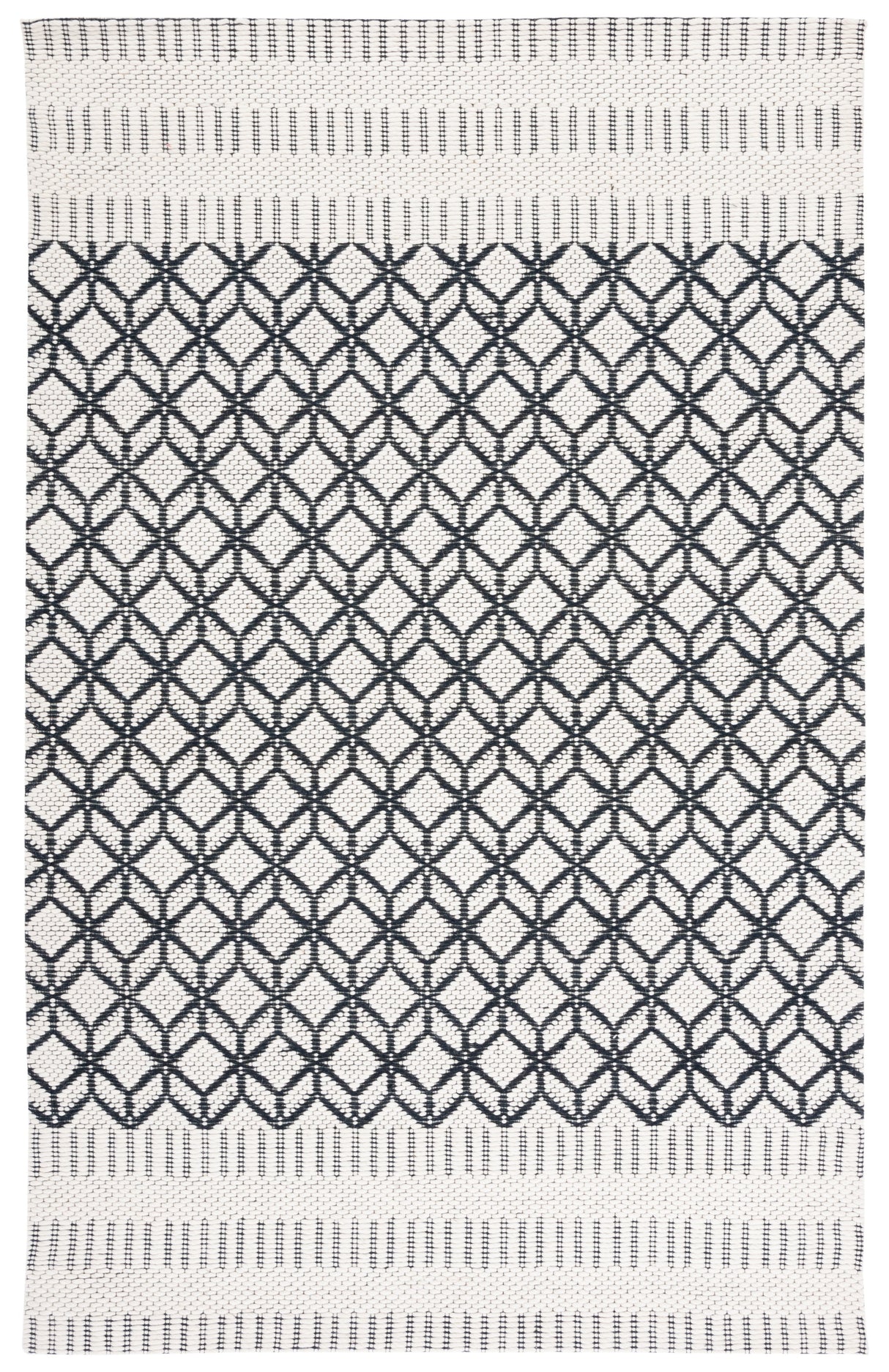 Safavieh Vermont Vrm150Z Ivory/Black Rug.