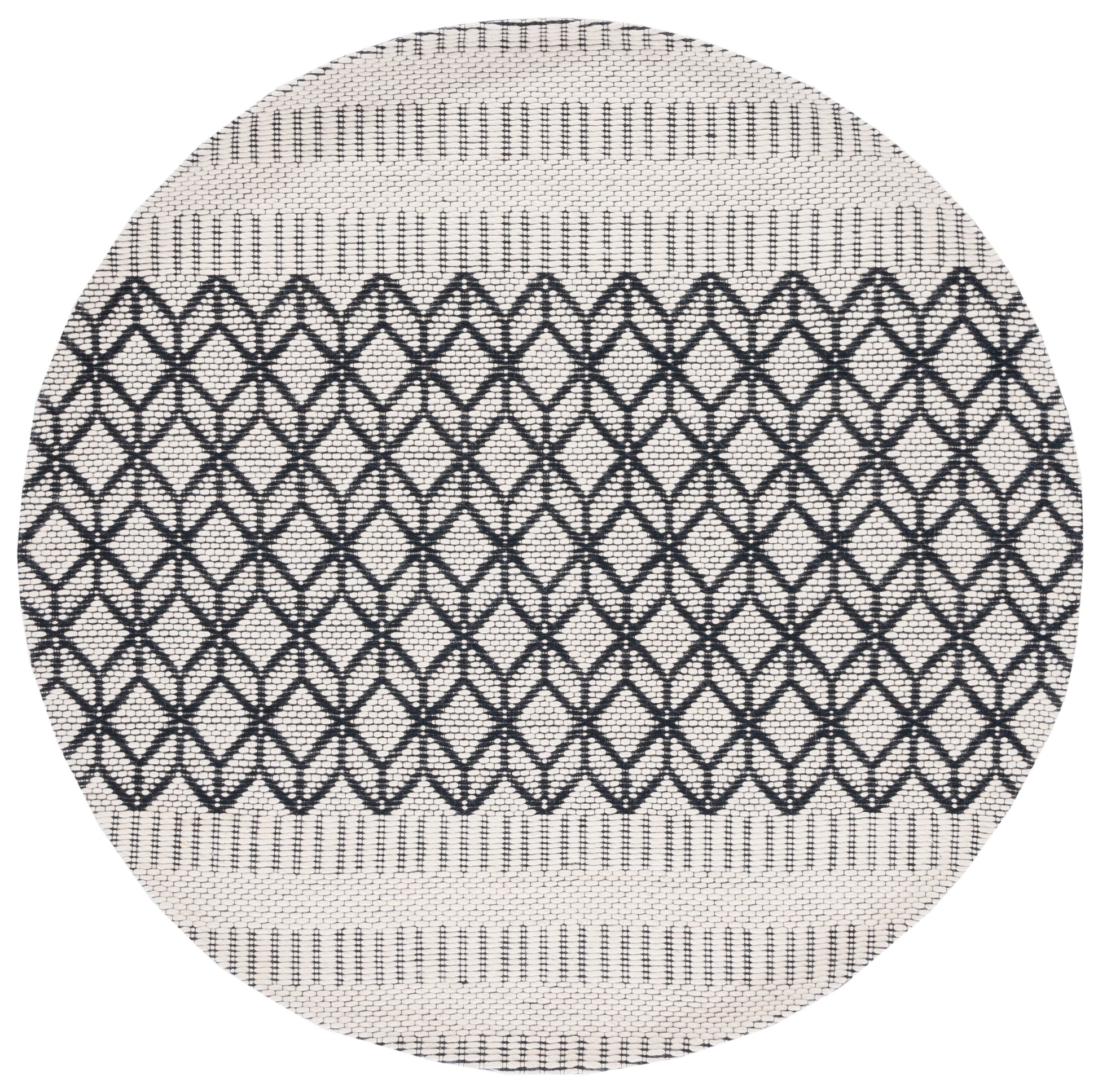 Safavieh Vermont Vrm150Z Ivory/Black Area Rug