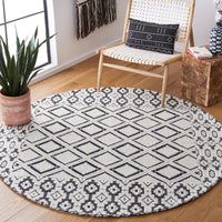 Safavieh Vermont Vrm151Z Ivory/Black Area Rug