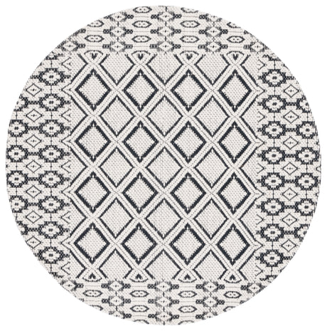 Safavieh Vermont Vrm151Z Ivory/Black Rug.
