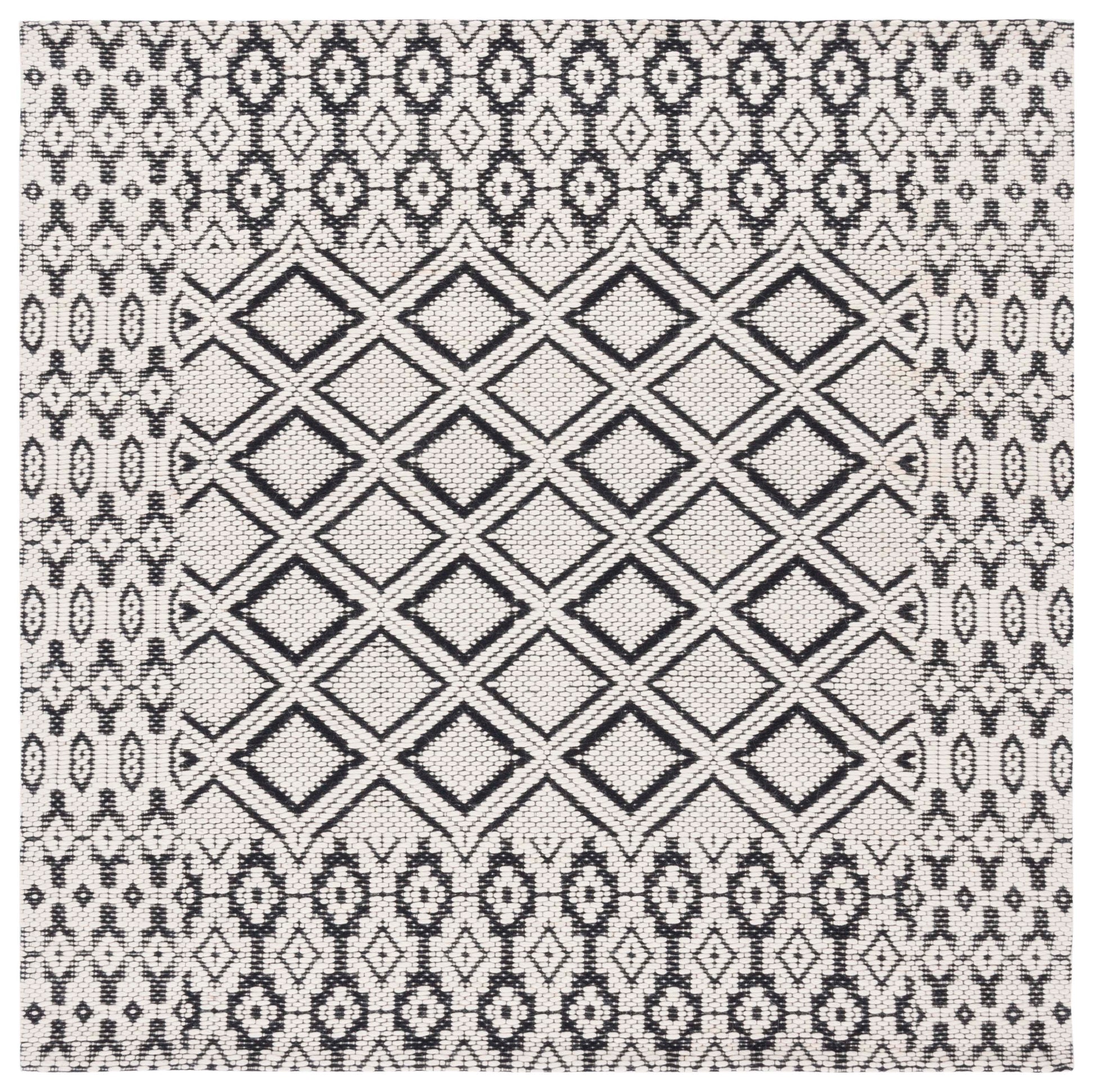 Safavieh Vermont Vrm151Z Ivory/Black Area Rug