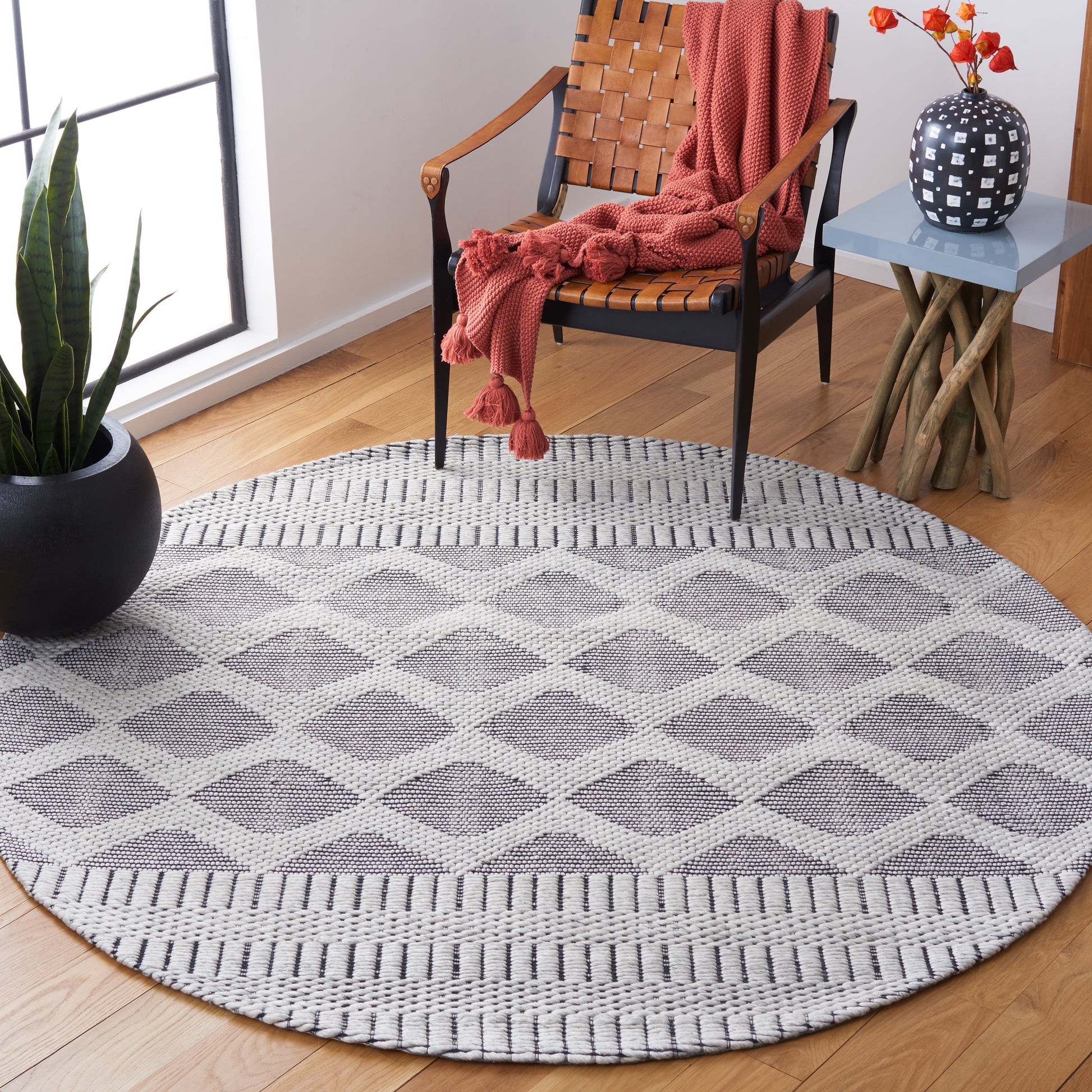 Safavieh Vermont Vrm152F Grey/Ivory Area Rug