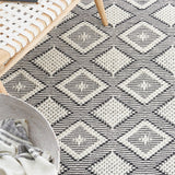 Safavieh Vermont Vrm153Z Ivory/Black Rug.