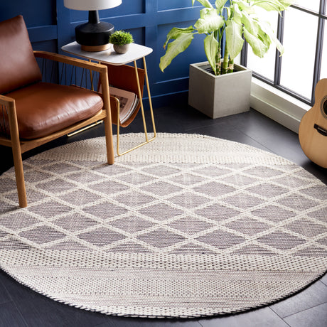Safavieh Vermont Vrm154Z Ivory/Black Rug.
