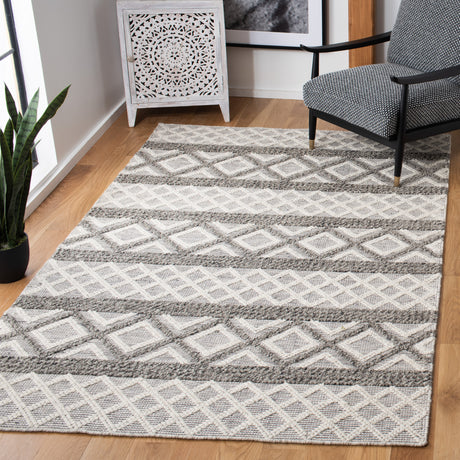 Safavieh Vermont Vrm211H Ivory/Dark Grey Rugs.