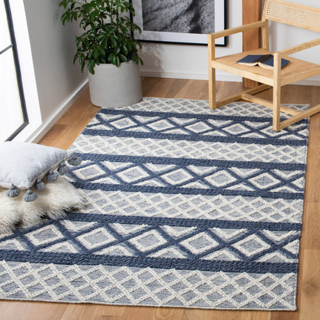 Safavieh Vermont Vrm211N Ivory/Blue Rugs.