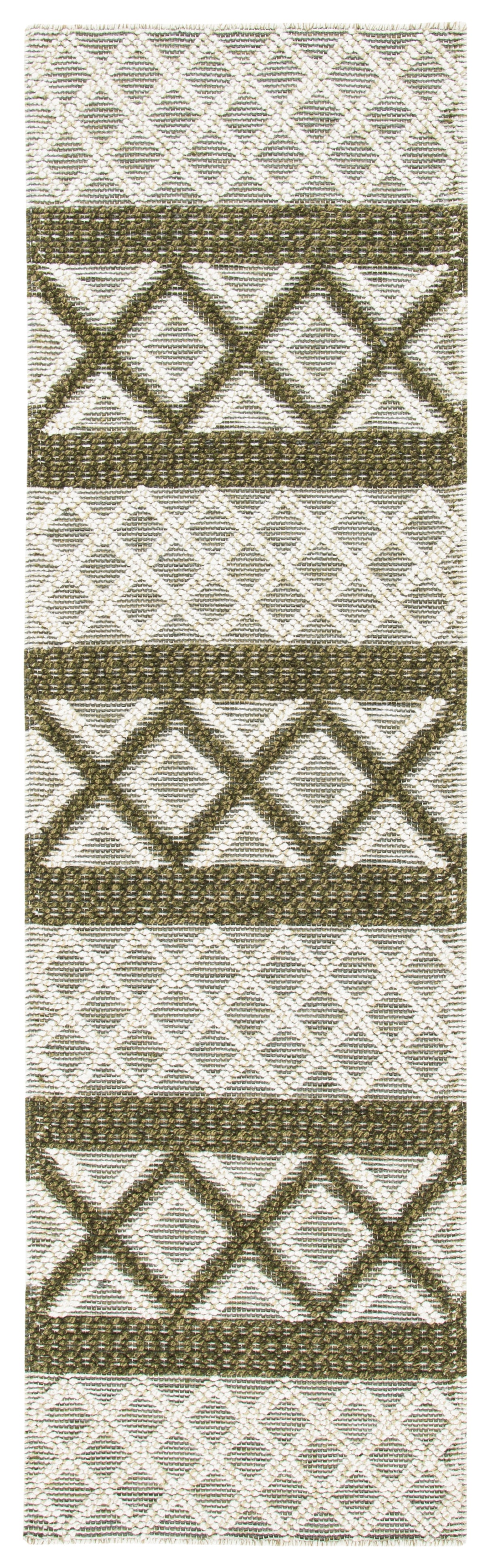Safavieh Vermont Vrm211Y Ivory/Dark Green Rugs.