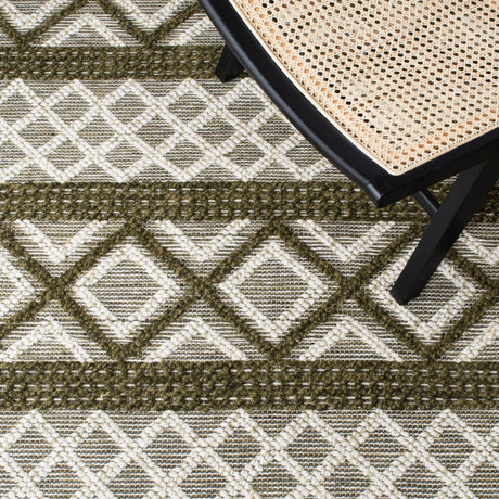 Safavieh Vermont Vrm211Y Ivory/Dark Green Rugs.