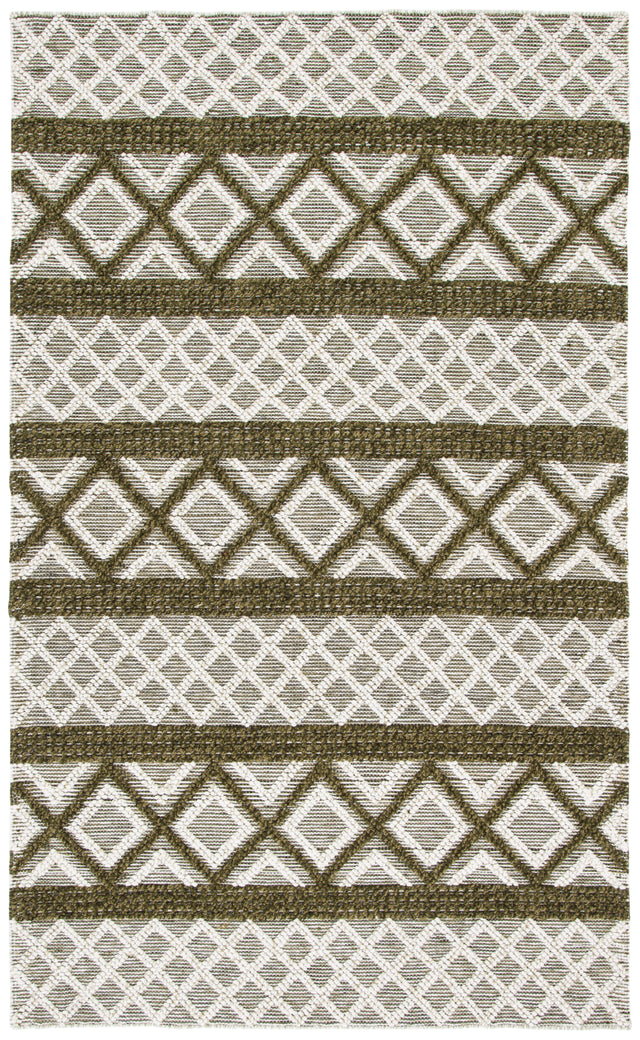 Safavieh Vermont Vrm211Y Ivory/Dark Green Rugs.