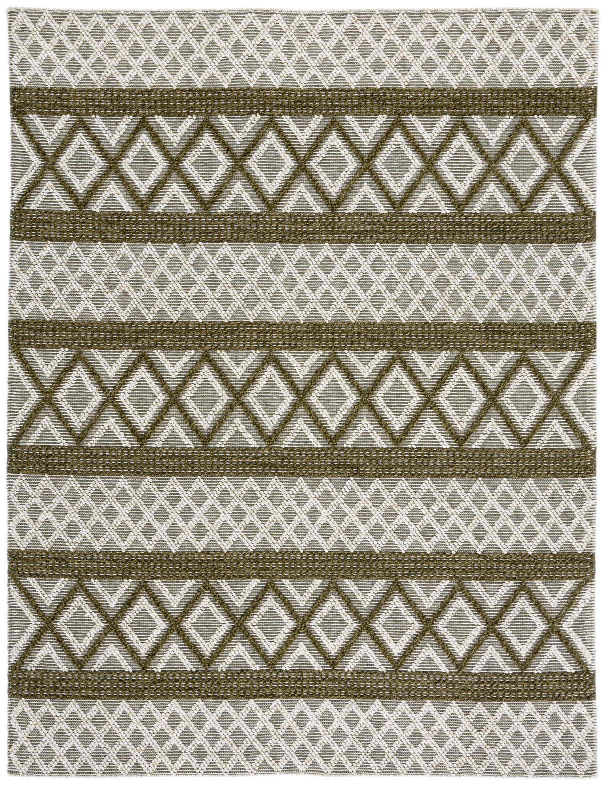 Safavieh Vermont Vrm211Y Ivory/Dark Green Rugs.