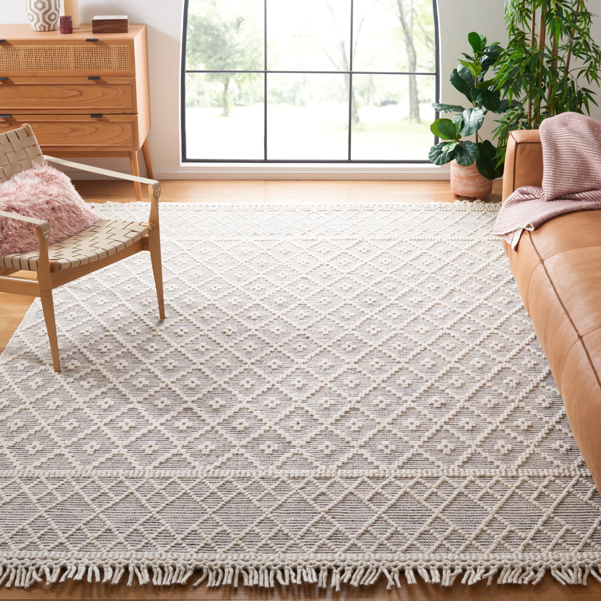 Safavieh Vermont Vrm250A Ivory/Grey Area Rug