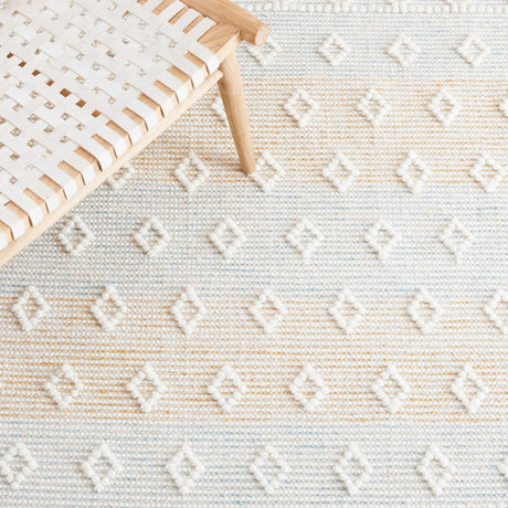 Safavieh Vermont Vrm252L Light Blue/Yellow Rug.