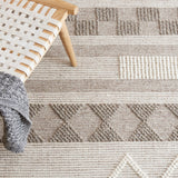 Safavieh Vermont Vrm253T Ivory/Brown Rug.