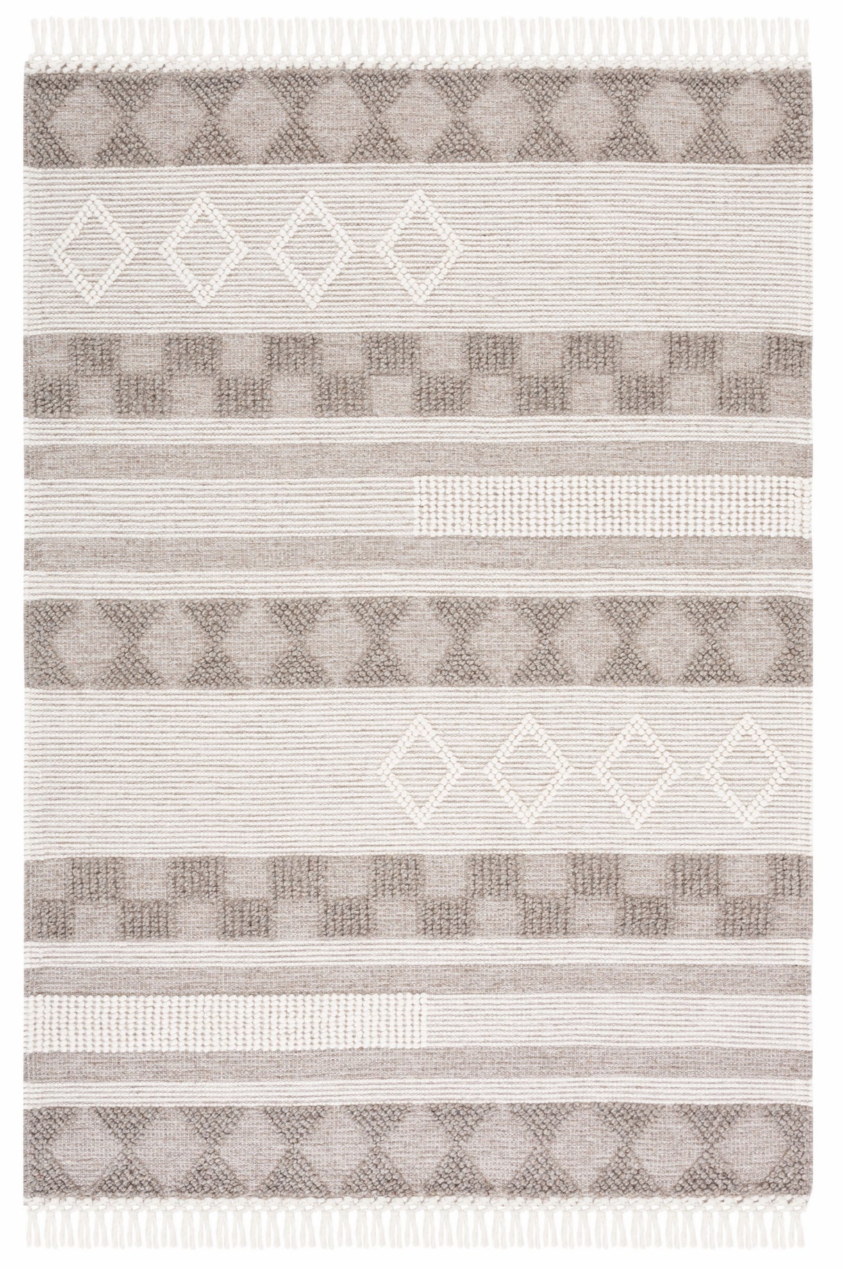 Safavieh Vermont Vrm253T Ivory/Brown Rug.