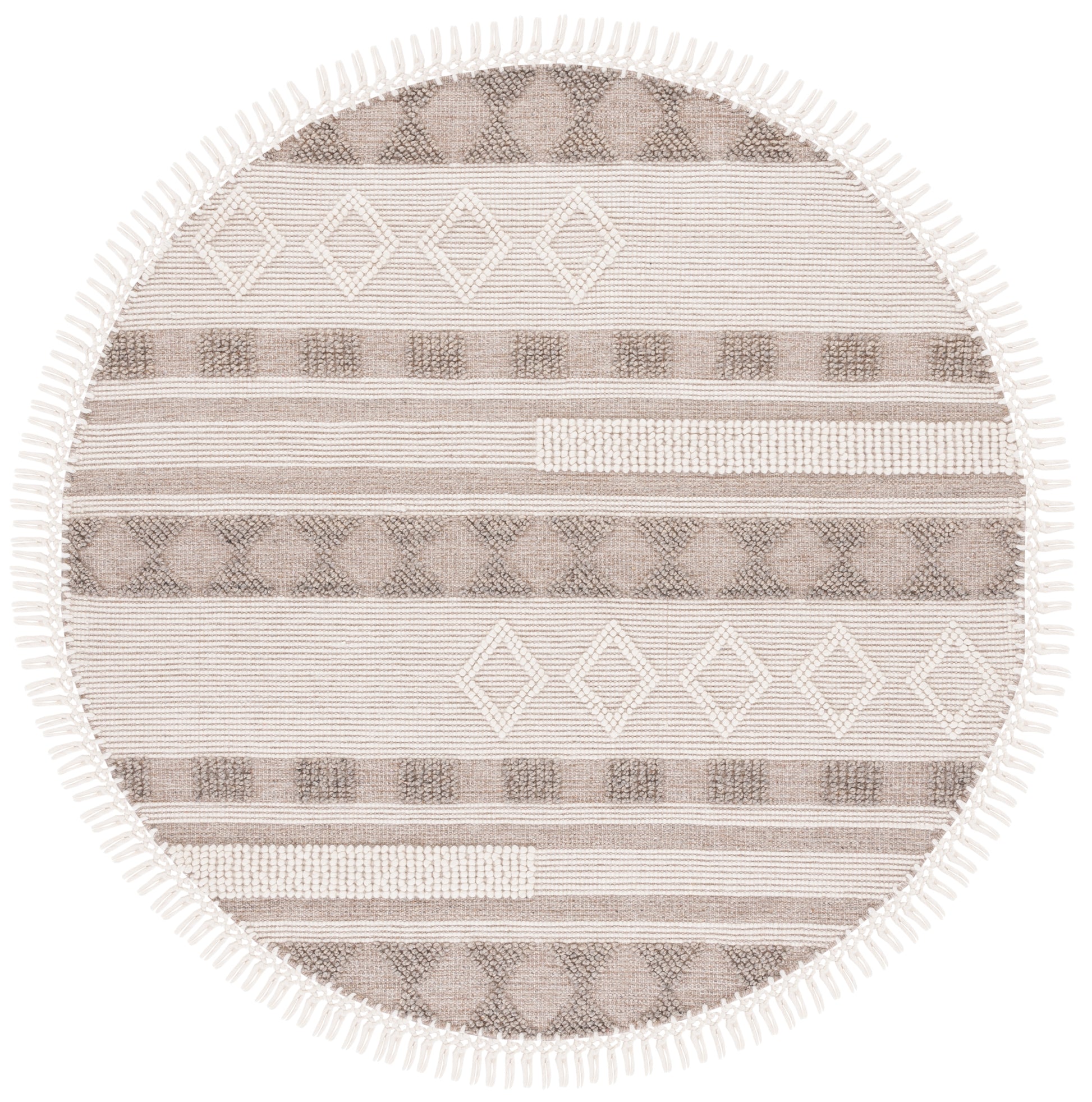 Safavieh Vermont Vrm253T Ivory/Brown Area Rug