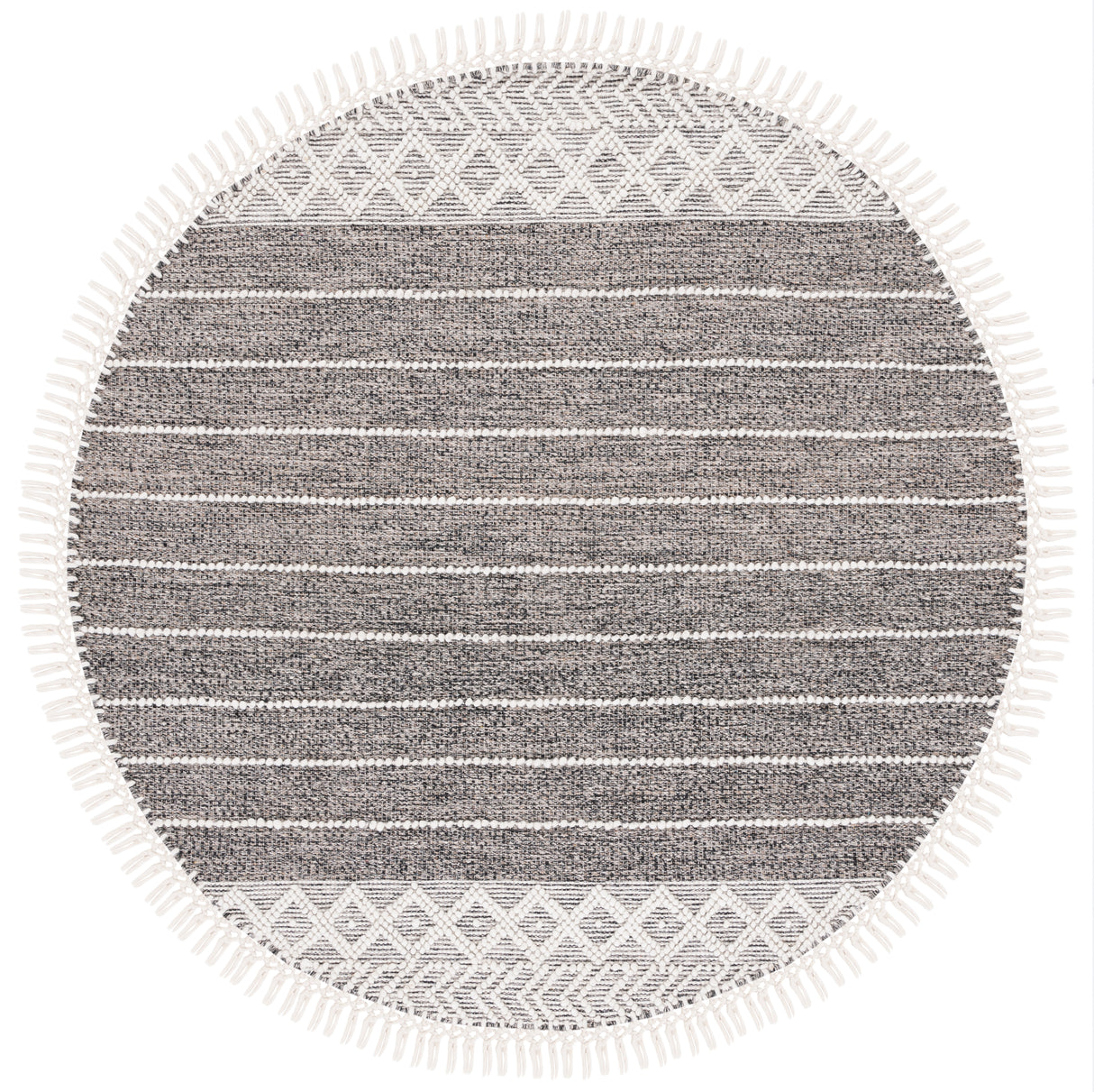 Safavieh Vermont Vrm254Z Black/Ivory Rug.