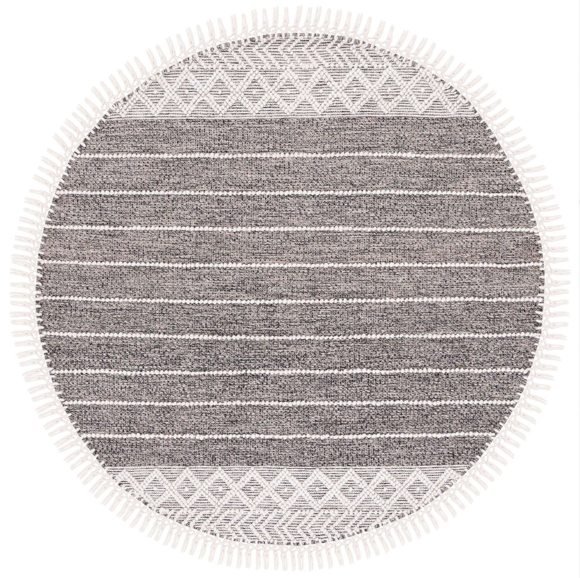 Safavieh Vermont Vrm254Z Black/Ivory Area Rug