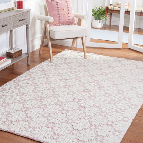 Safavieh Vermont Vrm303Q Ivory/Red Rug.