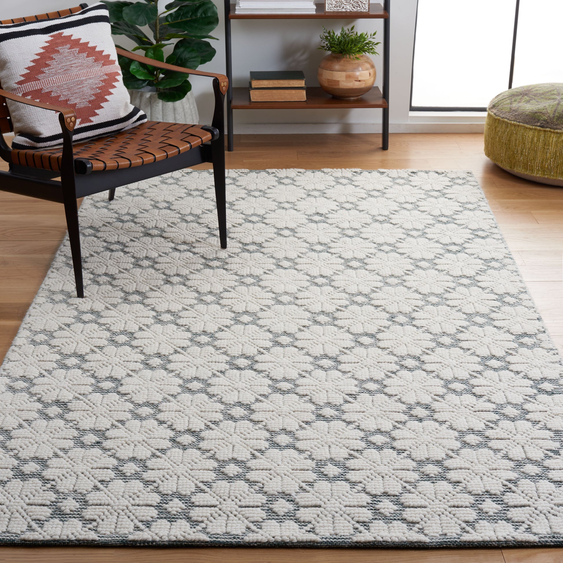 Safavieh Vermont Vrm303Y Ivory/Green Area Rug