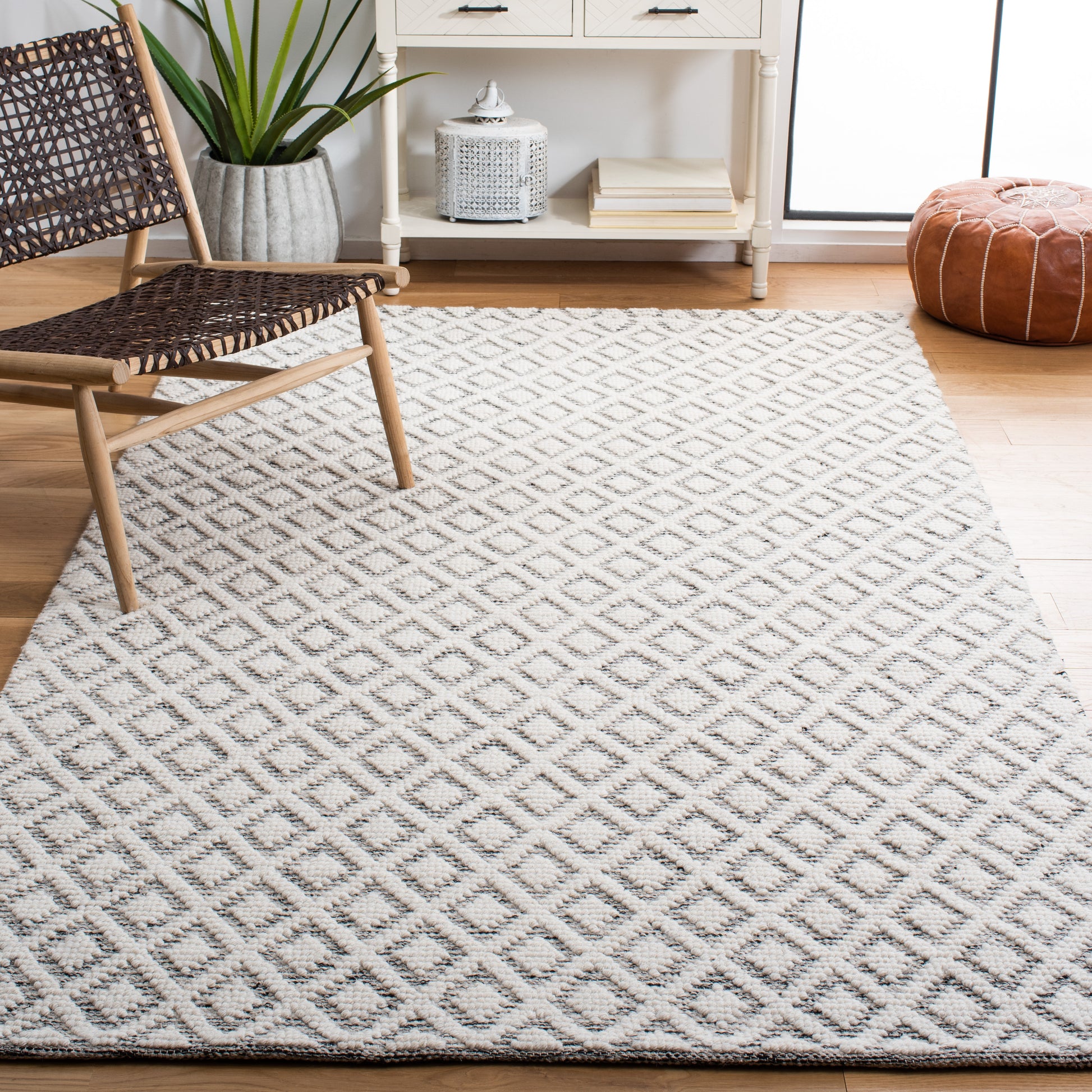 Safavieh Vermont Vrm304F Ivory/Grey Area Rug