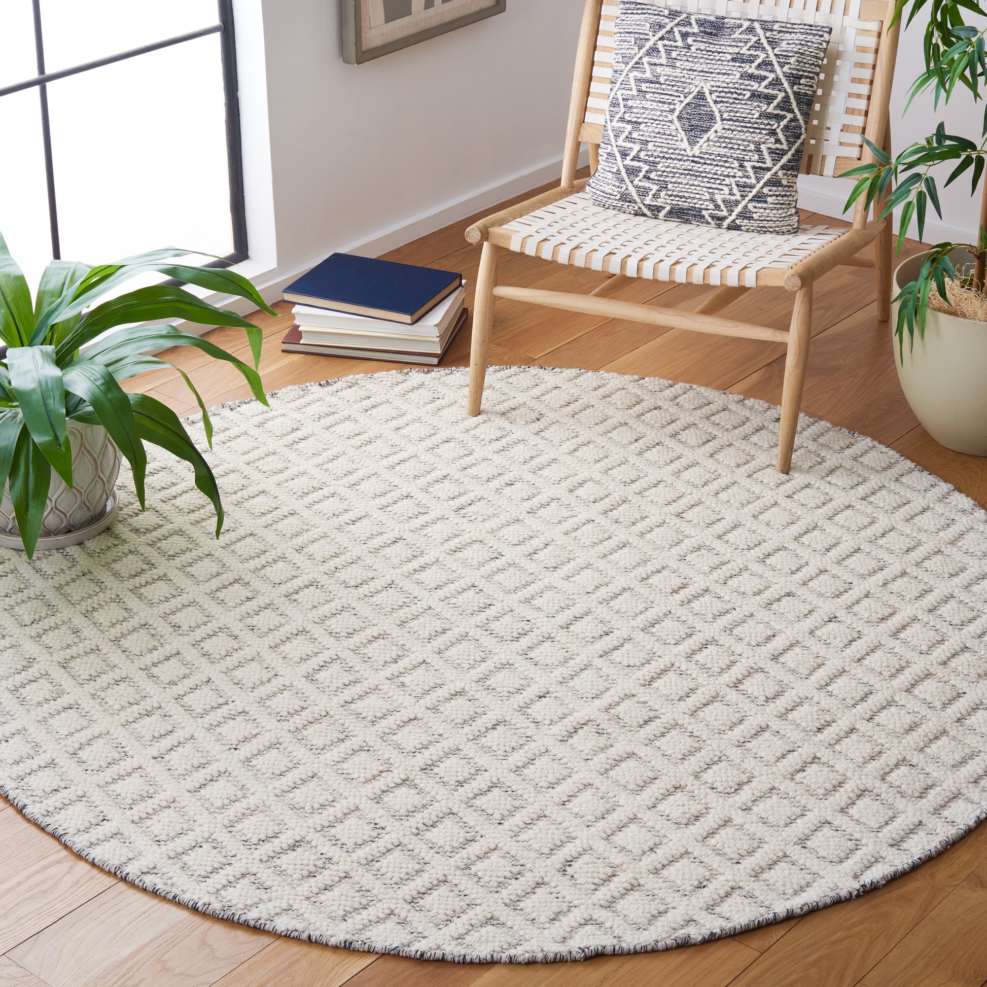 Safavieh Vermont Vrm304F Ivory/Grey Area Rug