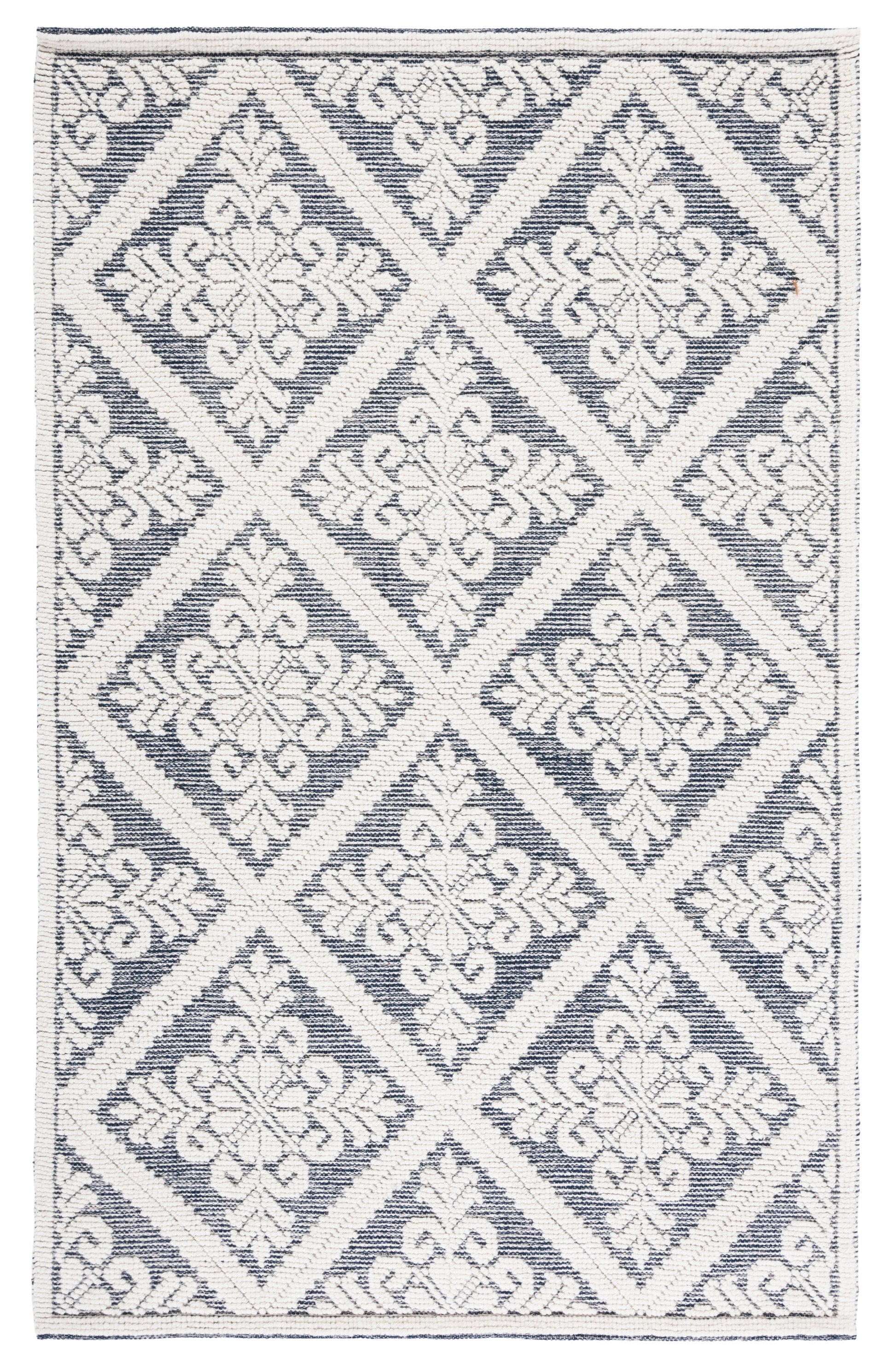 Safavieh Vermont Vrm306N Ivory/Navy Area Rug