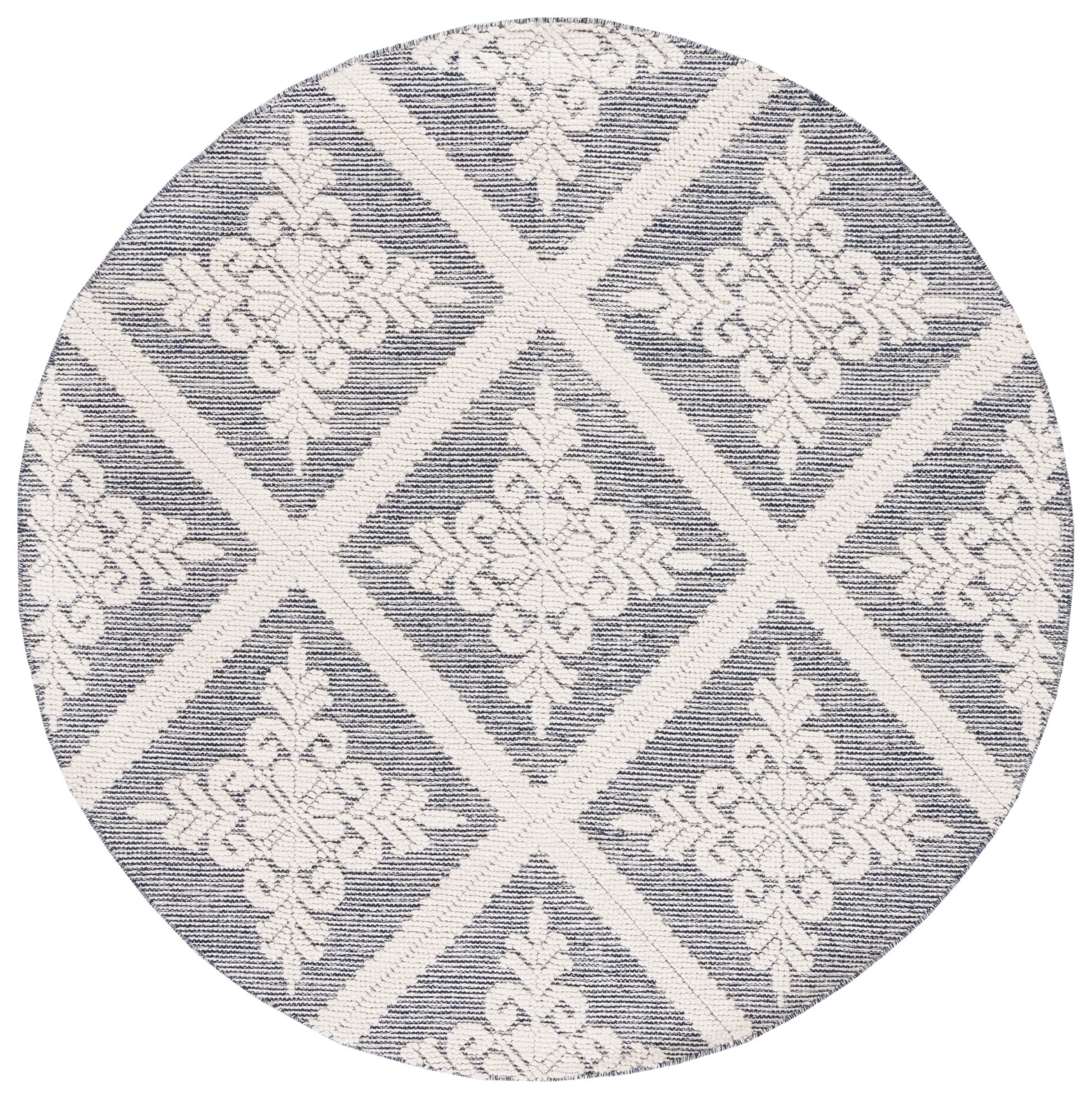 Safavieh Vermont Vrm306N Ivory/Navy Area Rug