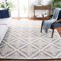 Safavieh Vermont Vrm306N Ivory/Navy Area Rug