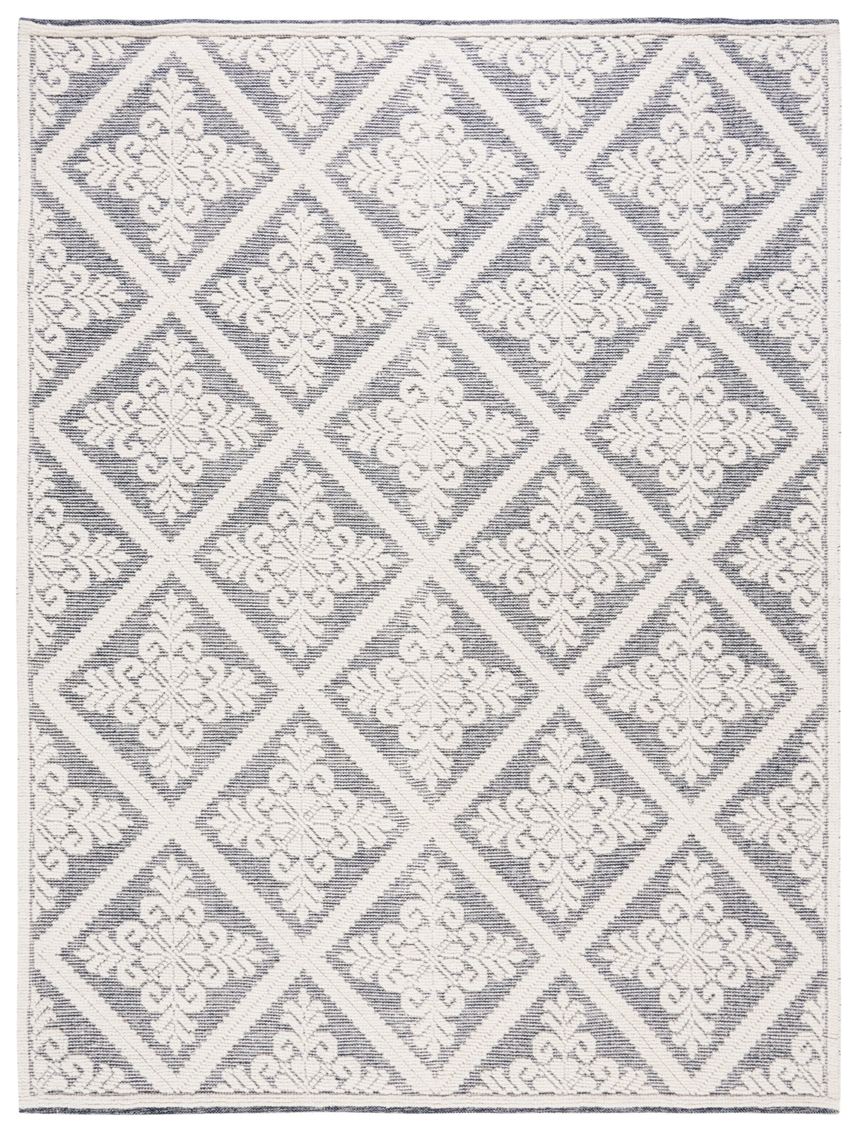 Safavieh Vermont Vrm306N Ivory/Navy Rug.