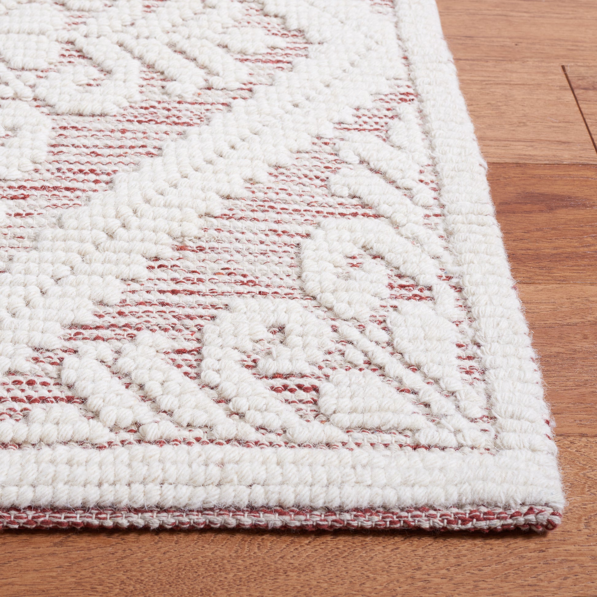 Safavieh Vermont Vrm306Q Ivory/Red Area Rug