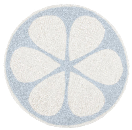 Safavieh Machine Washable Vermont Vrm478A Ivory/Light Blue Rug.