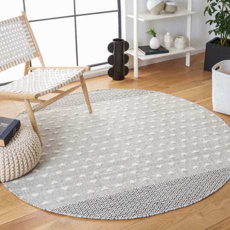 Safavieh Vermont Vrm503A Ivory/Black Rugs.
