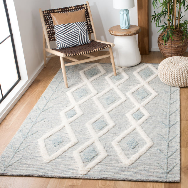 Safavieh Vermont Vrm601M Blue/Ivory Rugs.