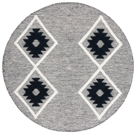 Safavieh Vermont Vrm602H Black/Ivory Rugs.