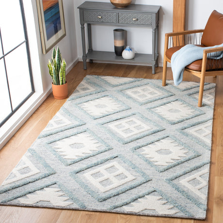 Safavieh Vermont Vrm603M Blue/Ivory Rugs.