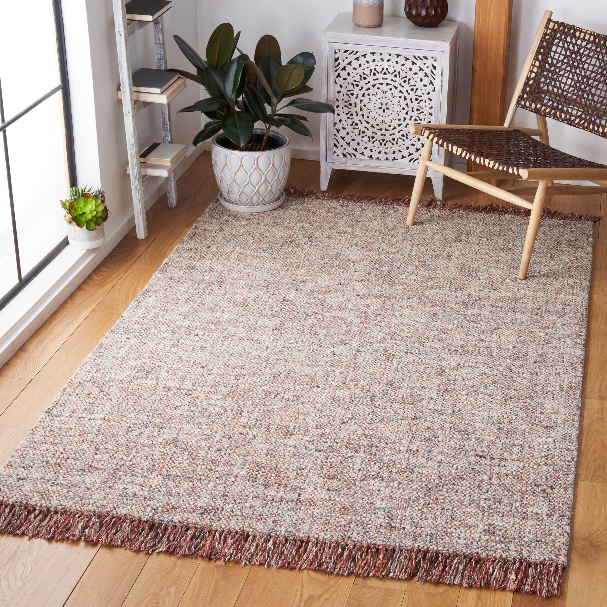 Safavieh Vermont Vrm701P Grey/Rust Area Rug