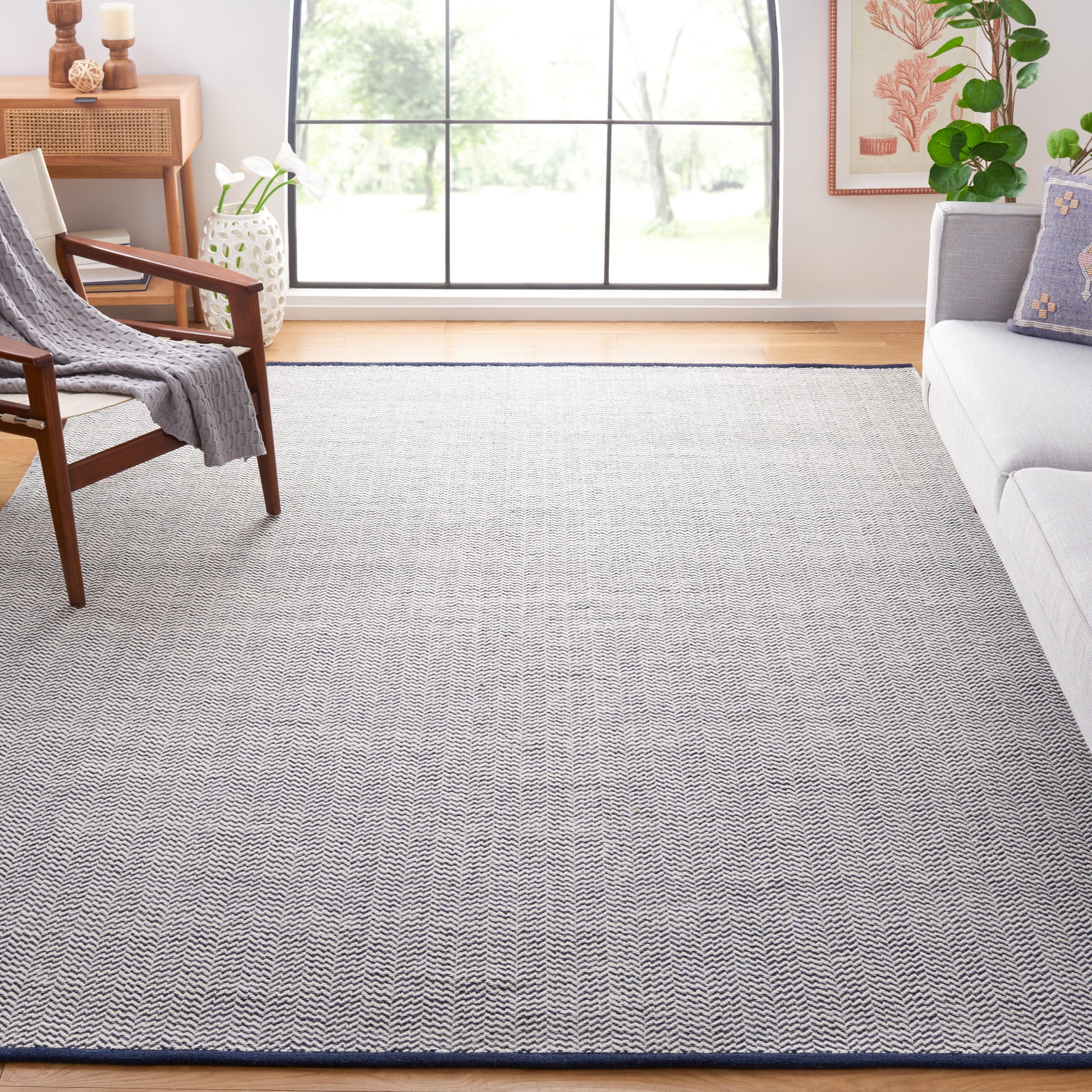 Safavieh Vermont Vrm902N Navy/Ivory Area Rug