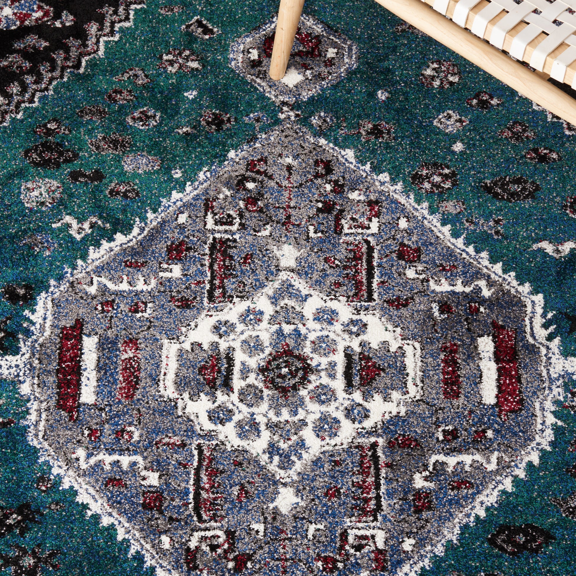 Safavieh Vintage Hamadan Vth201Y Green/Black Area Rug