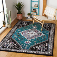 Safavieh Vintage Hamadan Vth201Y Green/Black Area Rug