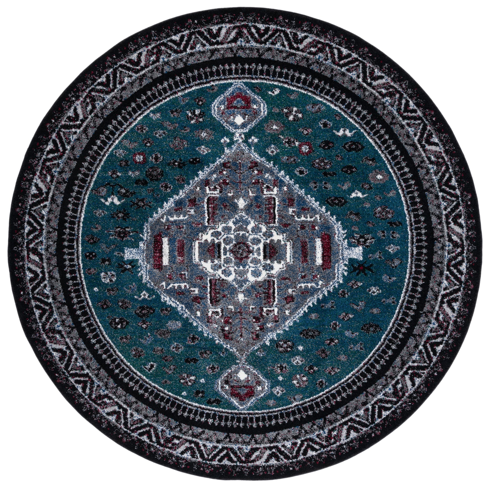 Safavieh Vintage Hamadan Vth201Y Green/Black Area Rug