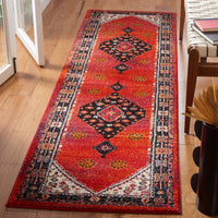 Safavieh Vintage Hamadan Vth202Q Red/Black Area Rug