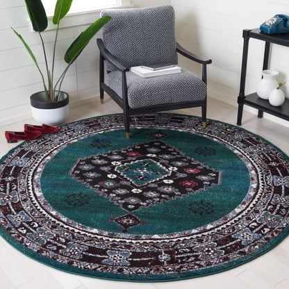 Safavieh Vintage Hamadan Vth202Y Green/Black Area Rug