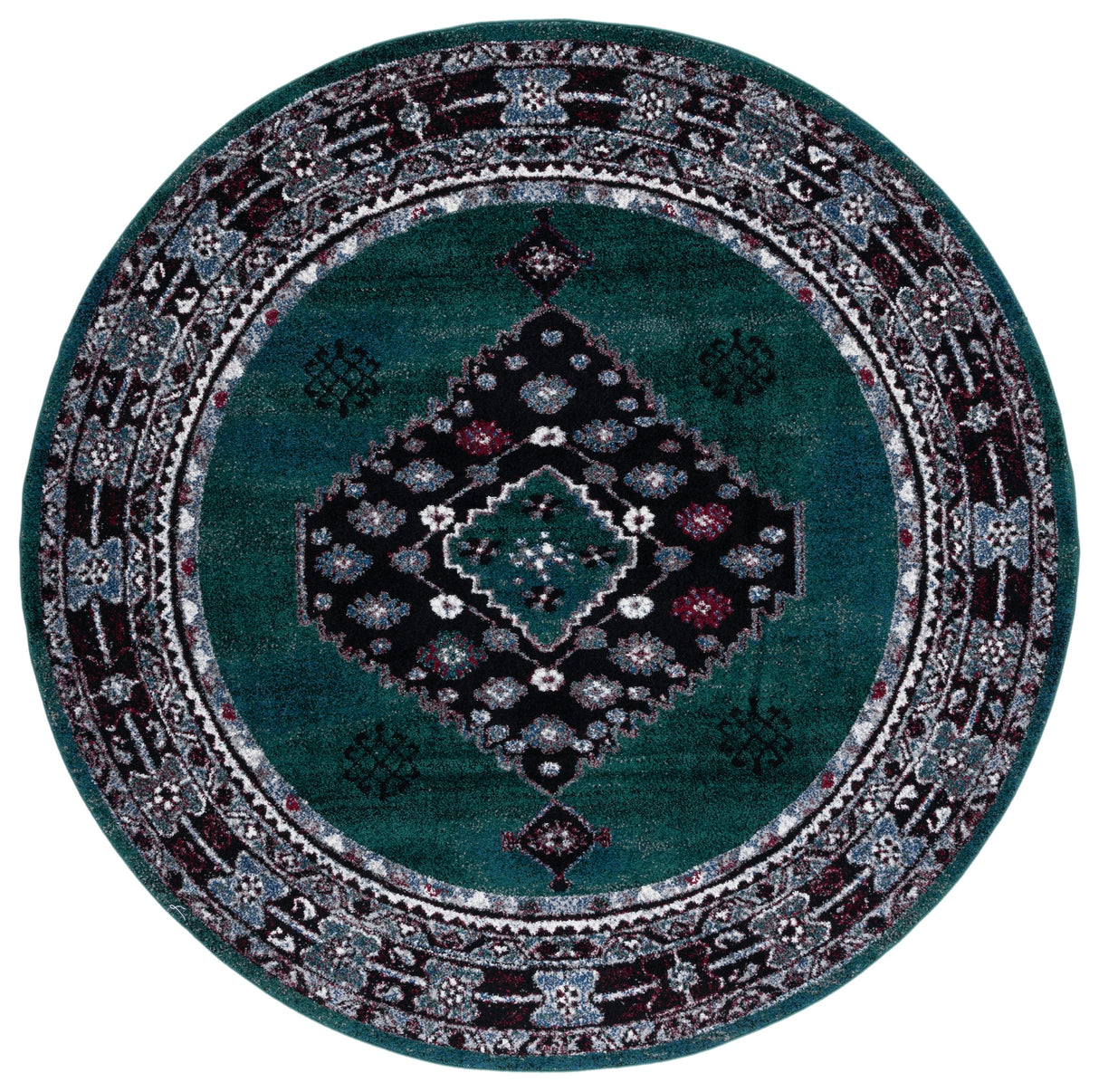 Safavieh Vintage Hamadan Vth202Y Green/Black Rugs.