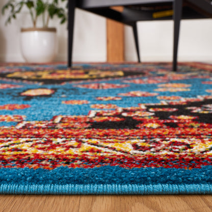 Safavieh Vintage Hamadan Vth203M Blue/Black Area Rug