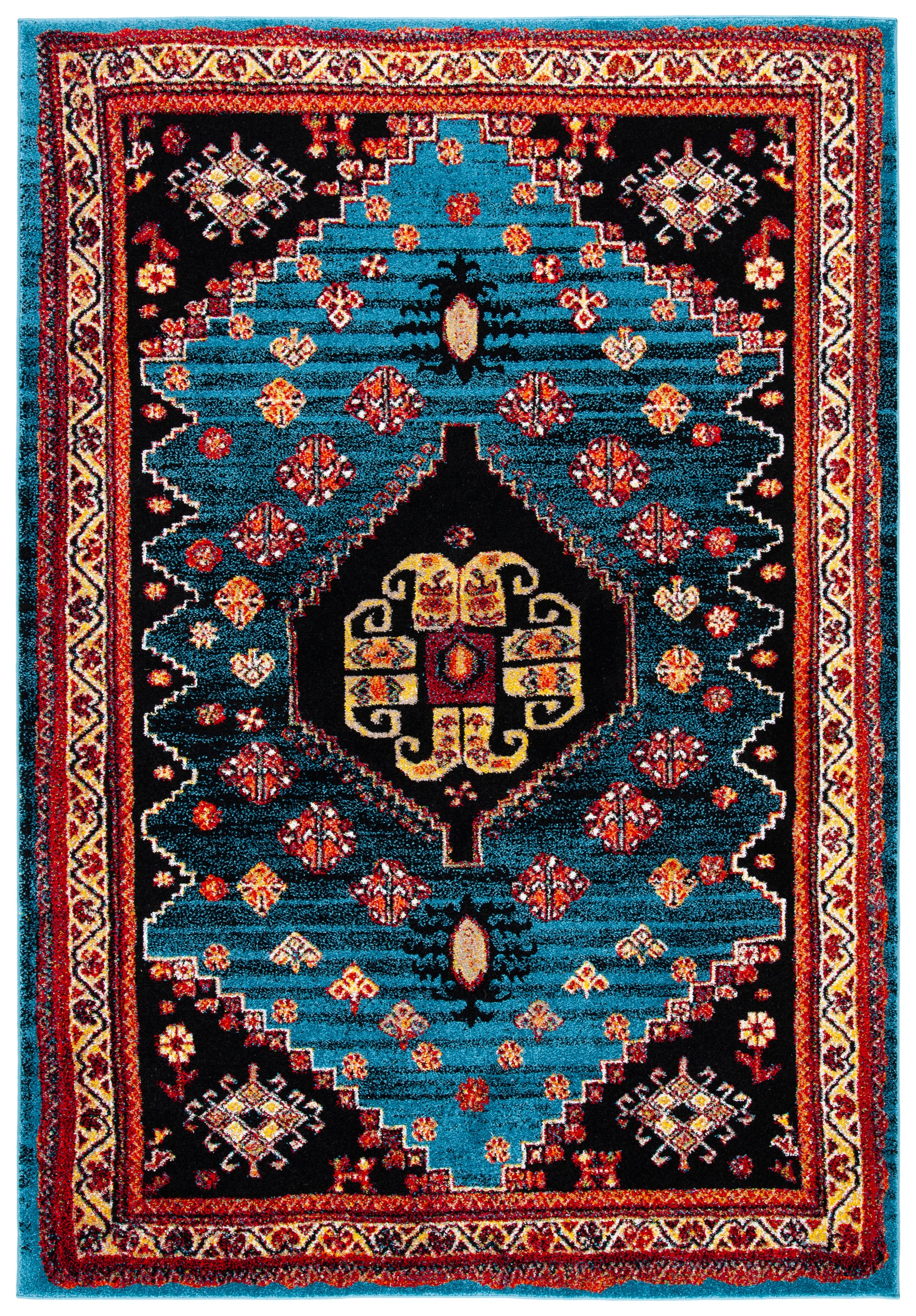 Safavieh Vintage Hamadan Vth203M Blue/Black Area Rug