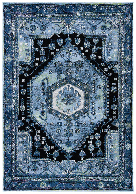 Safavieh Vintage Hamadan Vth204J Light Blue/Black Rugs.