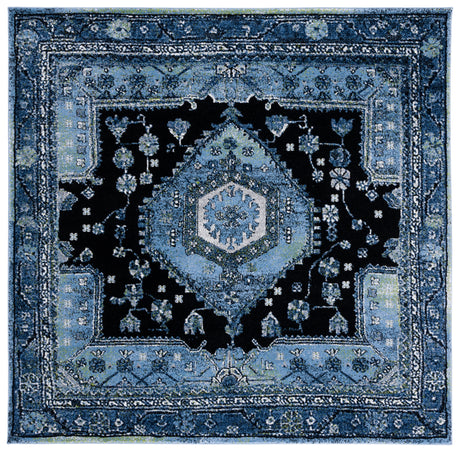 Safavieh Vintage Hamadan Vth204J Light Blue/Black Rugs.