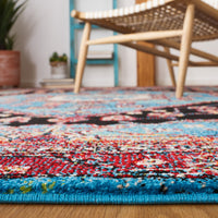 Safavieh Vintage Hamadan Vth204K Turquoise/Black Area Rug